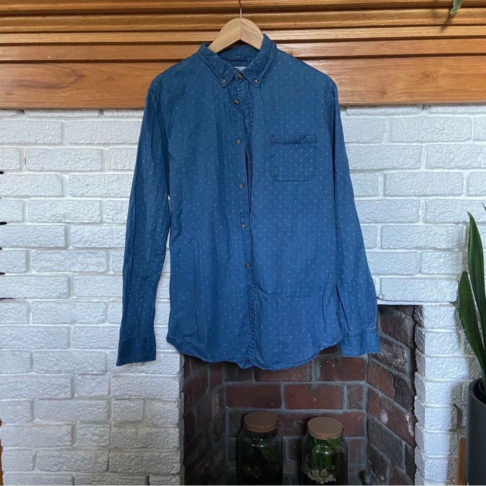 Marine Layer Blue Washington Button Down